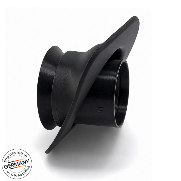 Ansaugflansch "All-in" mit 54mm PWK-Ansaugmuffe - passend für Gehäusemittelteil S50 S51 S53
